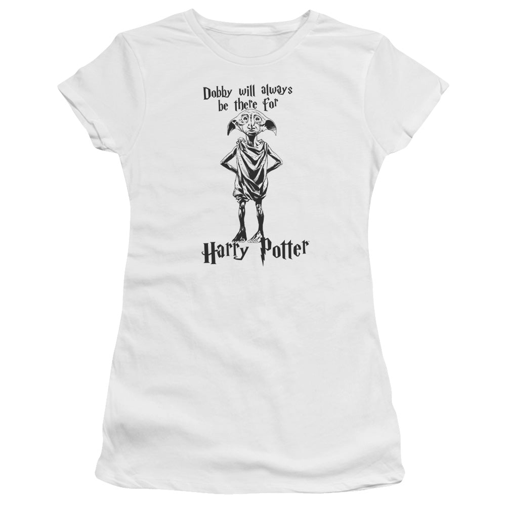 Harry Potter Always Be There Junior Sheer Cap Sleeve Womens T Shirt White