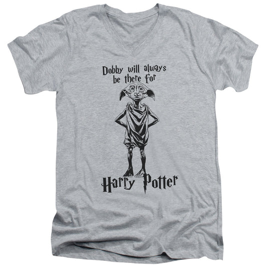 Harry Potter Always Be There Mens Slim Fit V-Neck T Shirt Athletic Heather