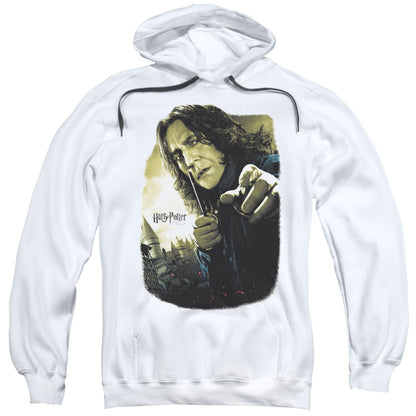 Harry Potter Snape Poster Mens Hoodie White