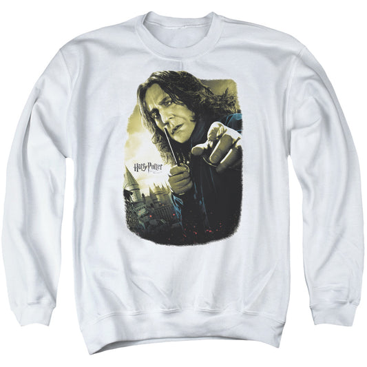 Harry Potter Snape Poster Mens Crewneck Sweatshirt White