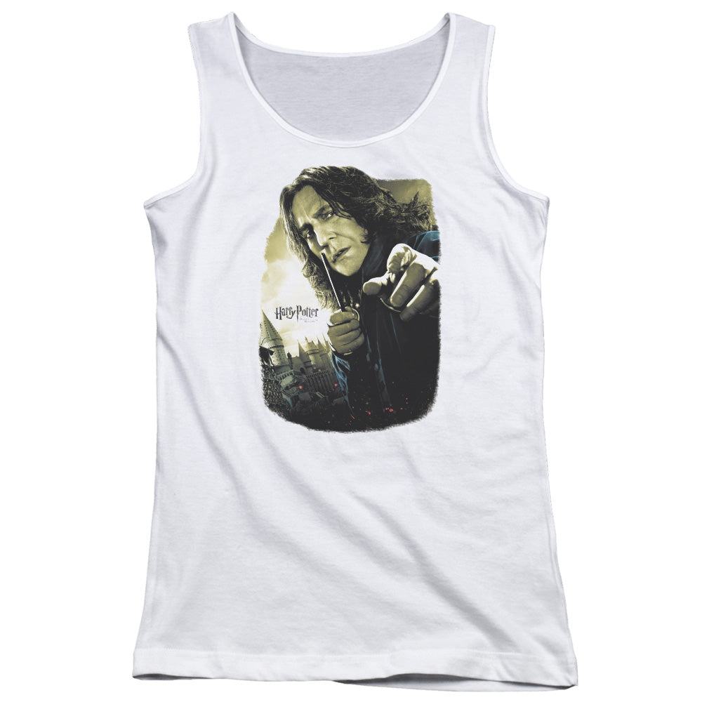 Harry Potter Snape Poster Womens Tank Top Shirt White