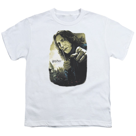 Harry Potter Snape Poster Kids Youth T Shirt White
