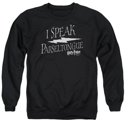 Harry Potter I Speak Parseltongue Mens Crewneck Sweatshirt Black