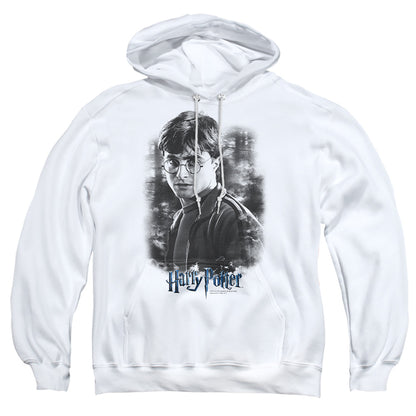 Harry Potter Harry In The Woods Mens Hoodie White Officially Licensed