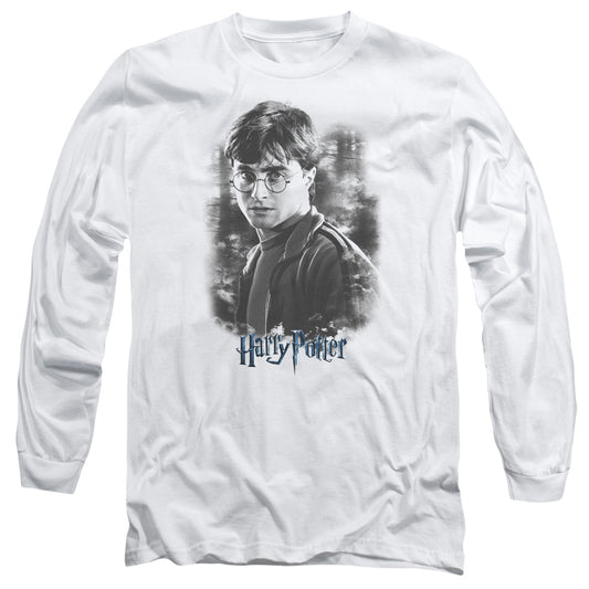 Harry Potter Harry in the Woods Mens Long Sleeve Shirt White