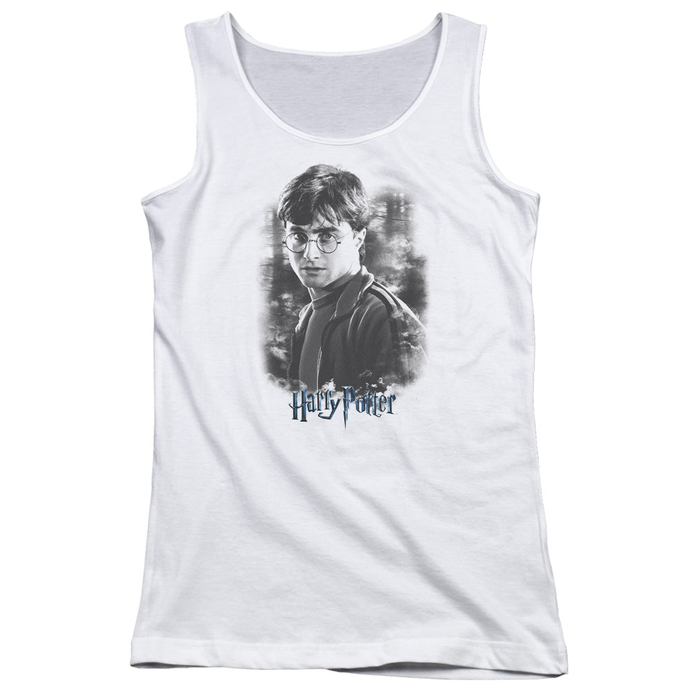 Harry Potter Harry in the Woods Womens Tank Top Shirt White