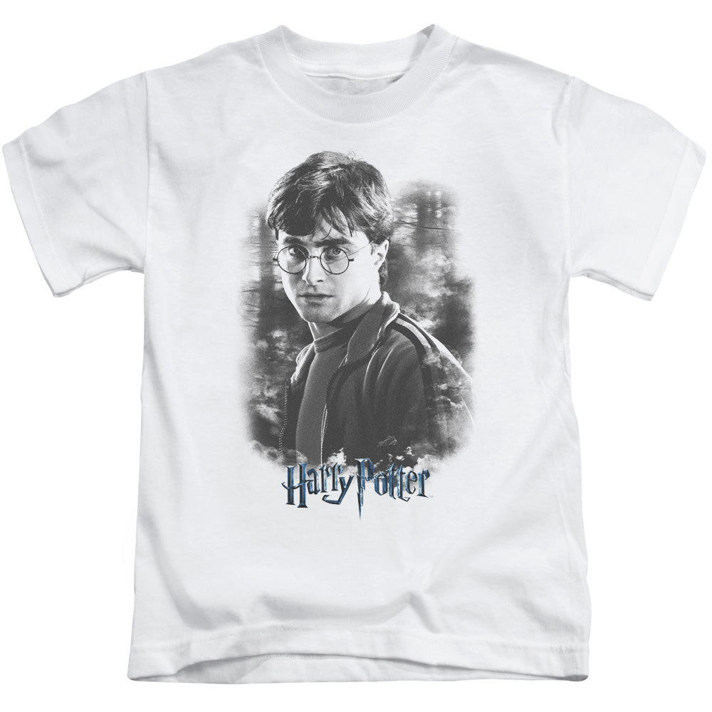 Harry Potter Harry in the Woods Juvenile Kids Youth T Shirt White