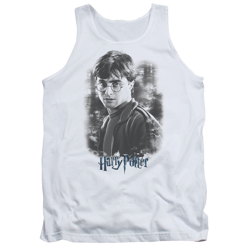 Harry Potter Harry in the Woods Mens Tank Top Shirt White