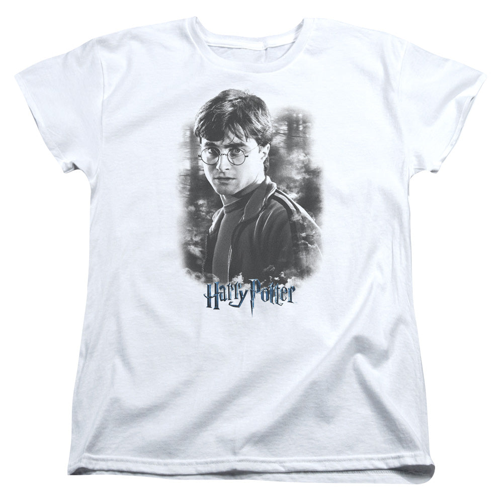 Harry Potter Harry in the Woods Womens T Shirt White