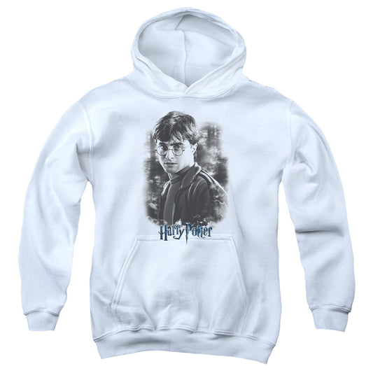 Harry Potter Harry in the Woods Kids Youth Hoodie White