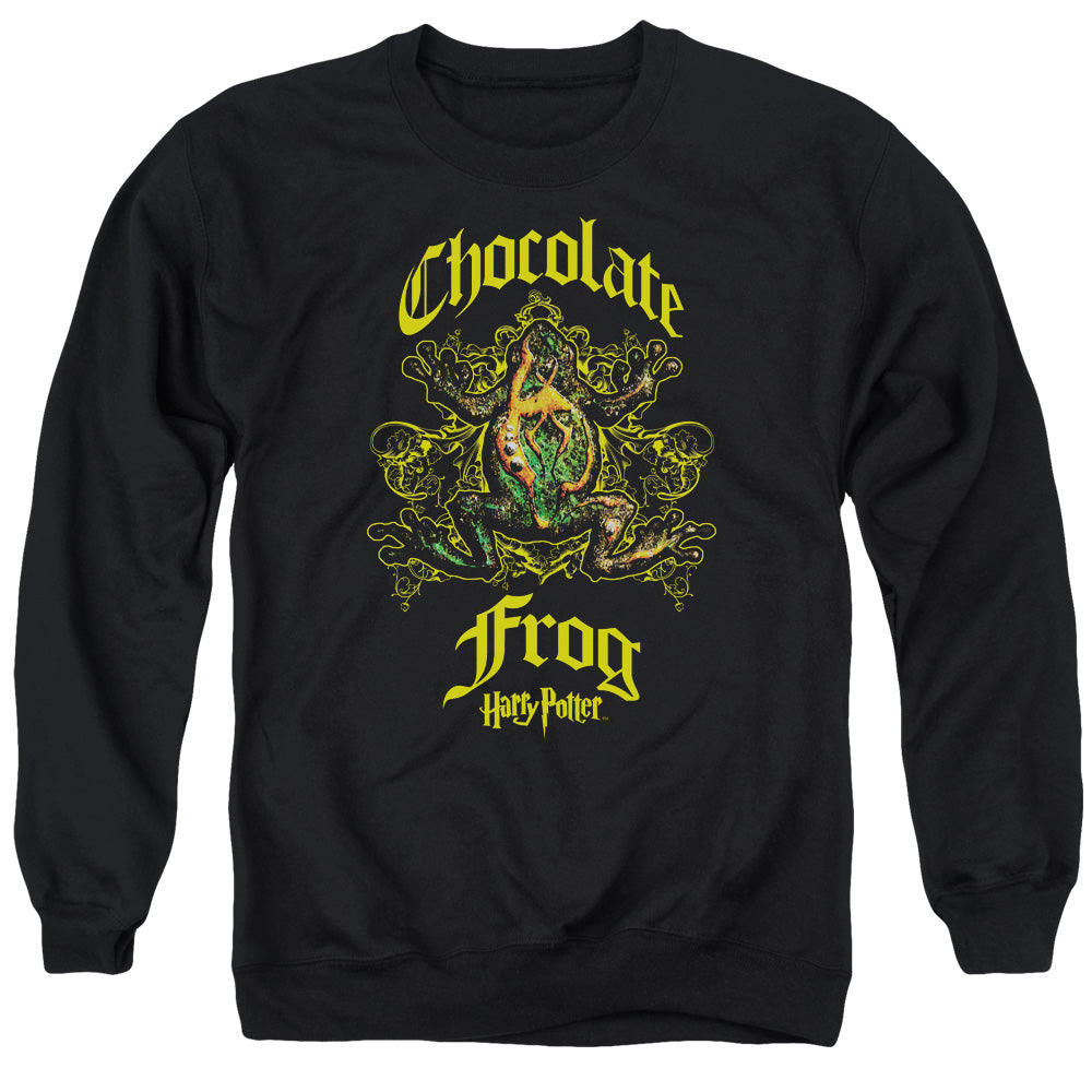 Harry Potter Chocolate Frog Mens Crewneck Sweatshirt Black