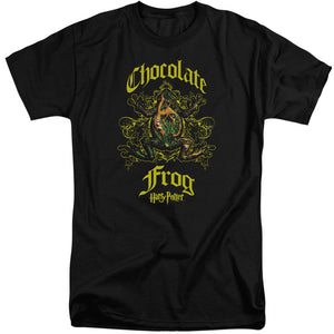 Harry Potter Chocolate Frog Mens Tall T Shirt Black