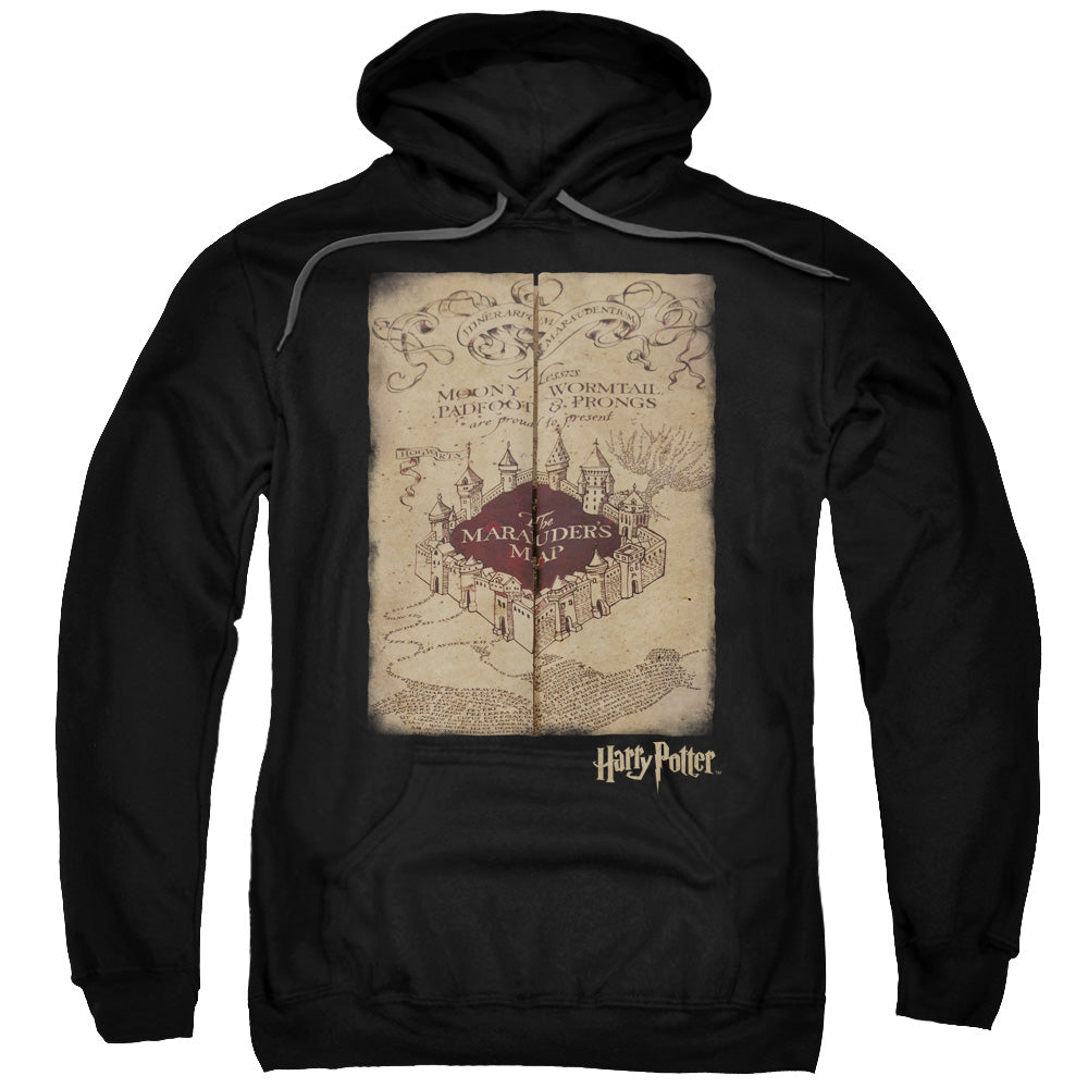 Harry Potter Marauders Map Mens Hoodie Black