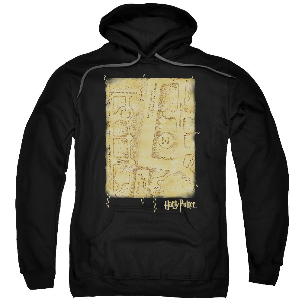 Harry Potter Marauders Map Interior Mens Hoodie Black
