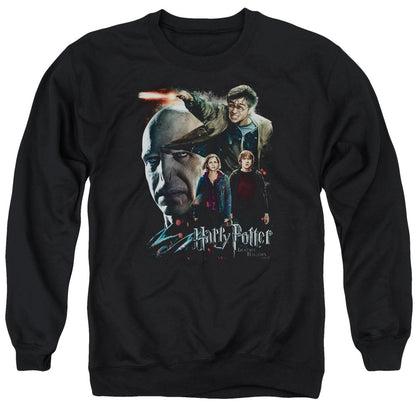 Harry Potter Final Fight Mens Crewneck Sweatshirt Black