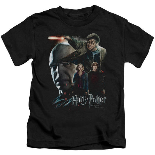 Harry Potter Final Fight Juvenile Kids Youth T Shirt Black