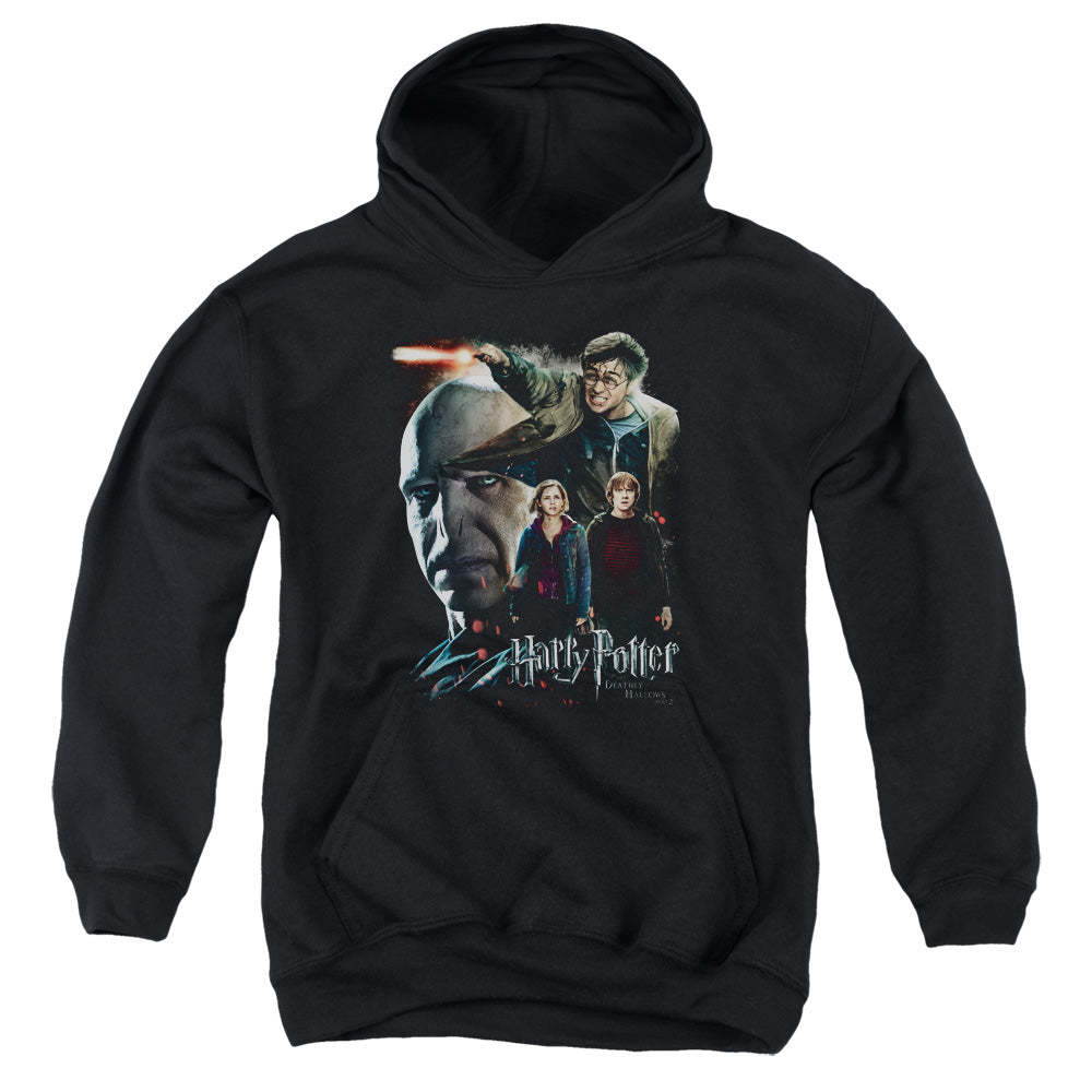 Harry Potter Final Fight Kids Youth Hoodie Black