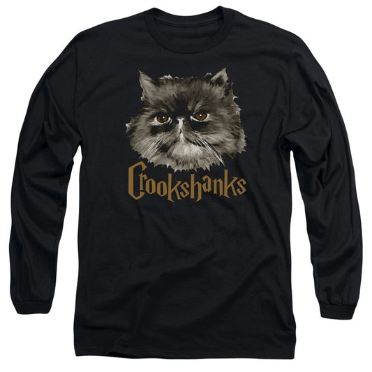 Harry Potter Crookshanks Mens Long Sleeve Shirt Black