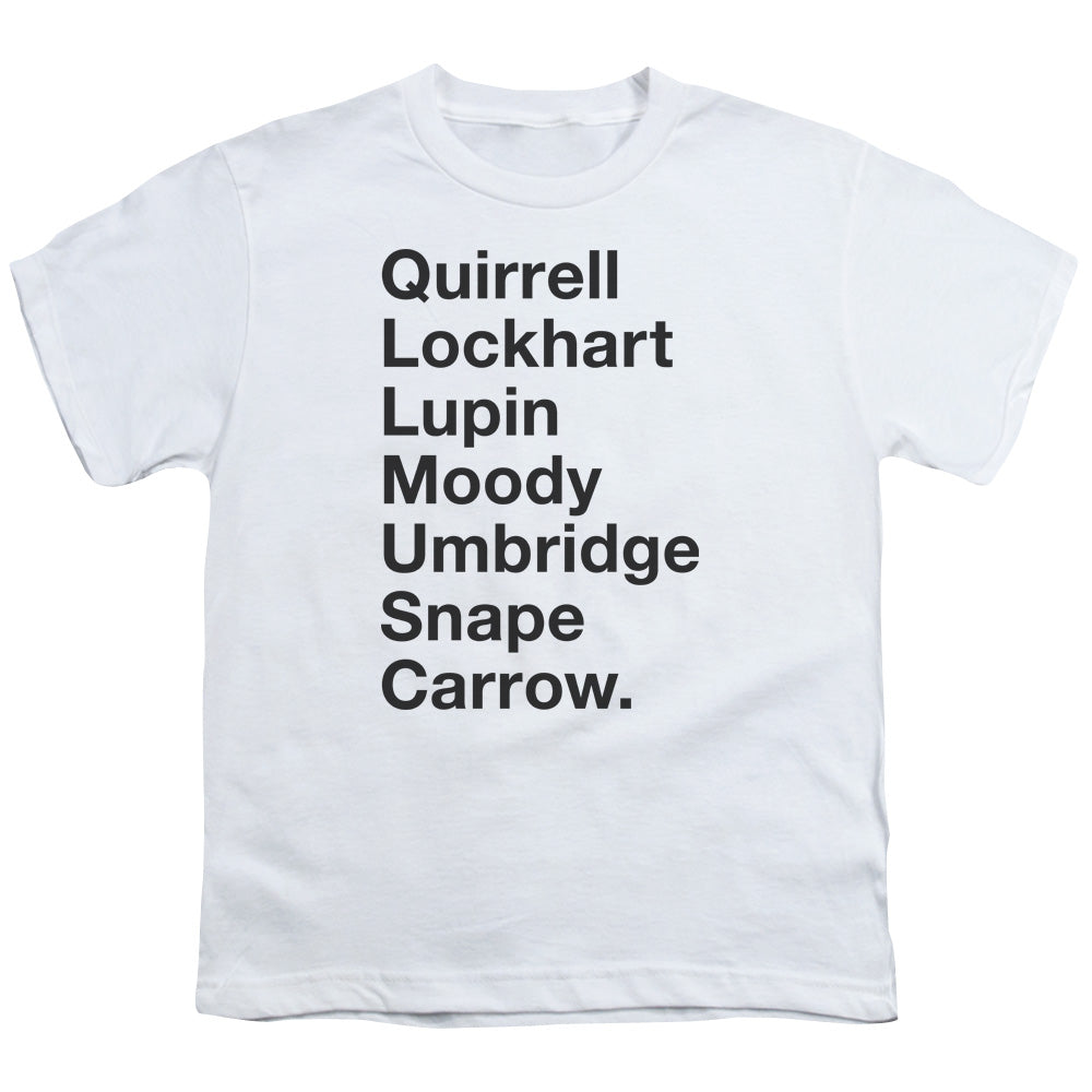 Harry Potter Professors Kids Youth T Shirt White