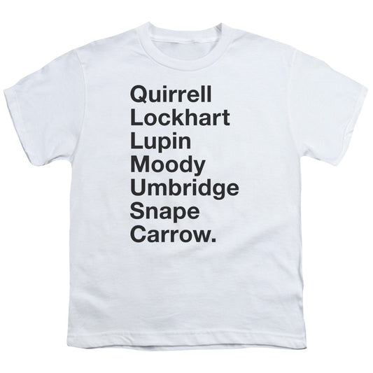 Harry Potter Professors Kids Youth T Shirt White