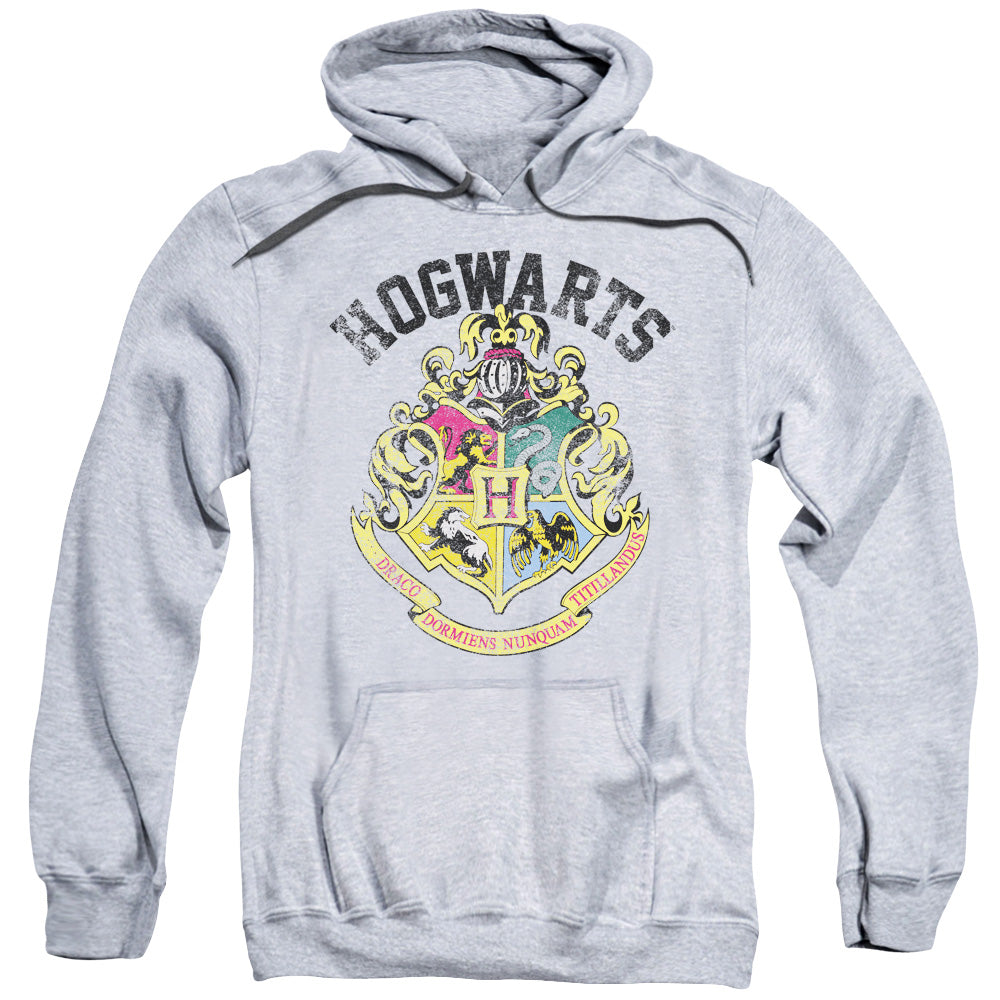 Harry Potter Hogwarts Crest Mens Hoodie Athletic Heather