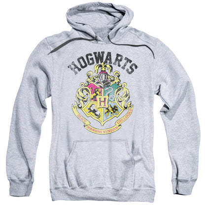 Harry Potter Hogwarts Crest Mens Hoodie Athletic Heather