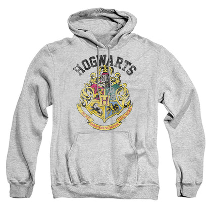 Harry Potter Hogwarts Crest Mens Hoodie Athletic Heather Officially Licensed