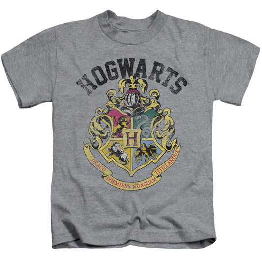 Harry Potter Hogwarts Crest Juvenile Kids Youth T Shirt Athletic Heather