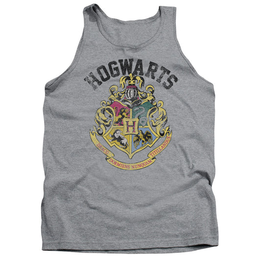 Harry Potter Hogwarts Crest Mens Tank Top Shirt Athletic Heather