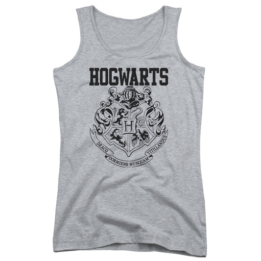 Harry Potter Hogwarts Athletic Womens Tank Top Shirt Athletic Heather