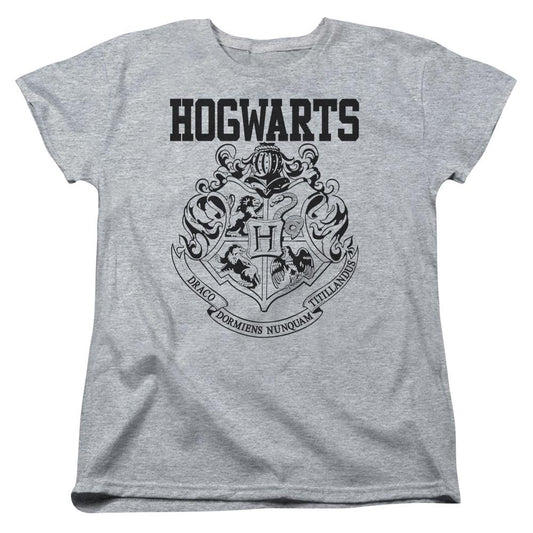 Harry Potter Hogwarts Athletic Womens T Shirt Athletic Heather