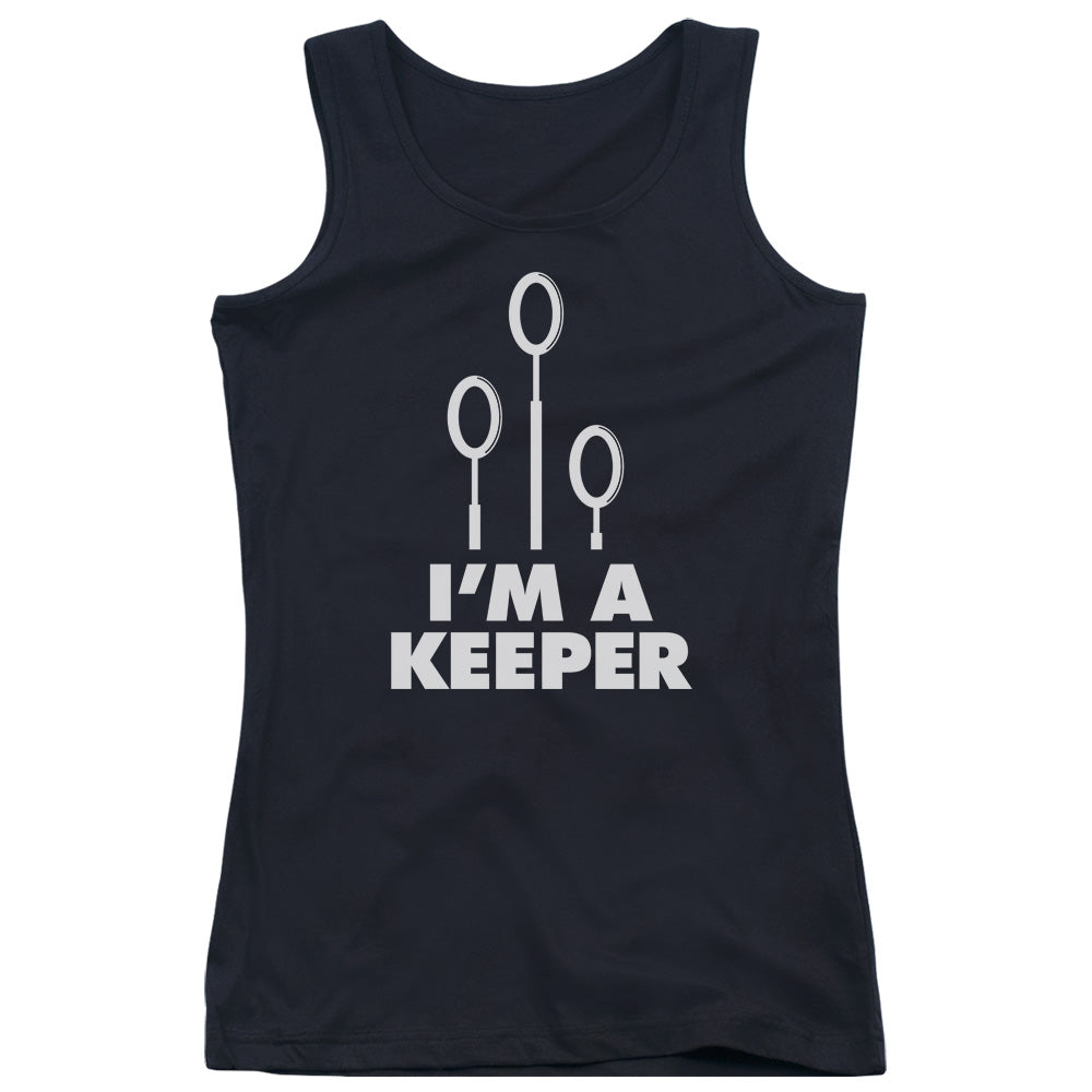 Harry Potter Keeper Womens Tank Top Shirt Black