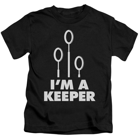 Harry Potter Keeper Juvenile Kids Youth T Shirt Black