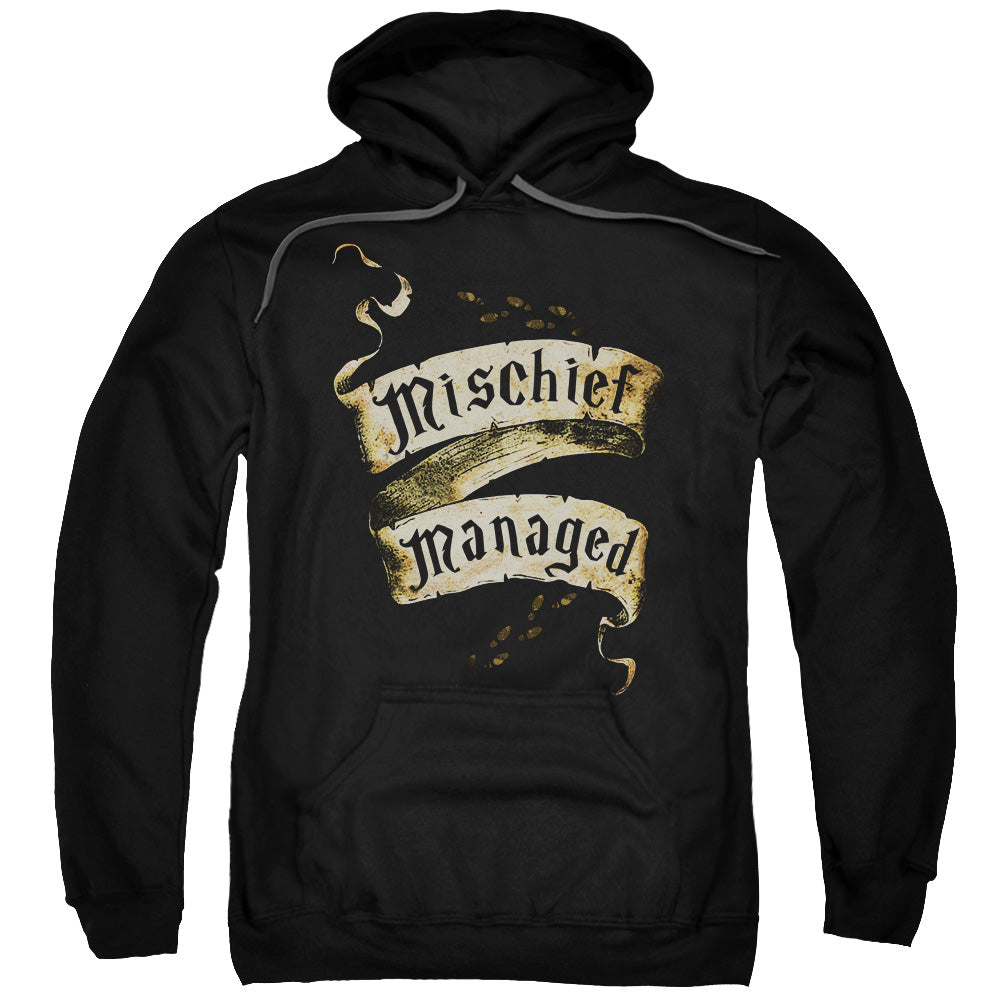 Harry Potter Mischief Managed Mens Hoodie Black