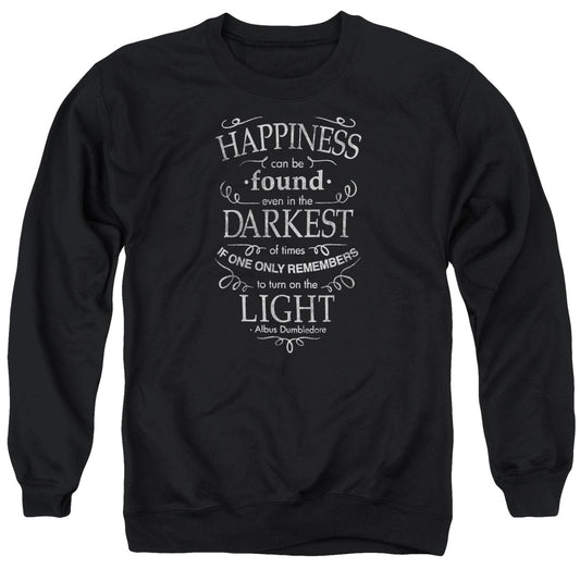 Harry Potter Happiness Mens Crewneck Sweatshirt Black
