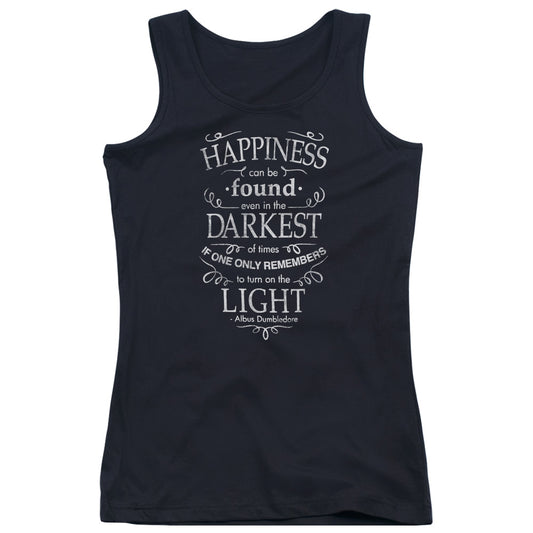 Harry Potter Happiness Womens Tank Top Shirt Black