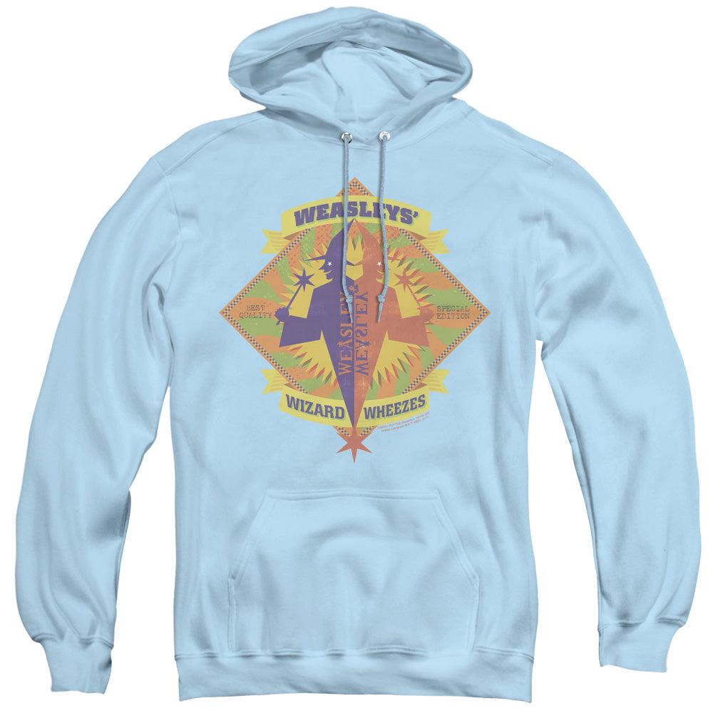 Harry Potter Wizard Wheezes Mens Hoodie Light Blue