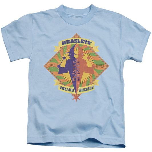 Harry Potter Wizard Wheezes Juvenile Kids Youth T Shirt Light Blue