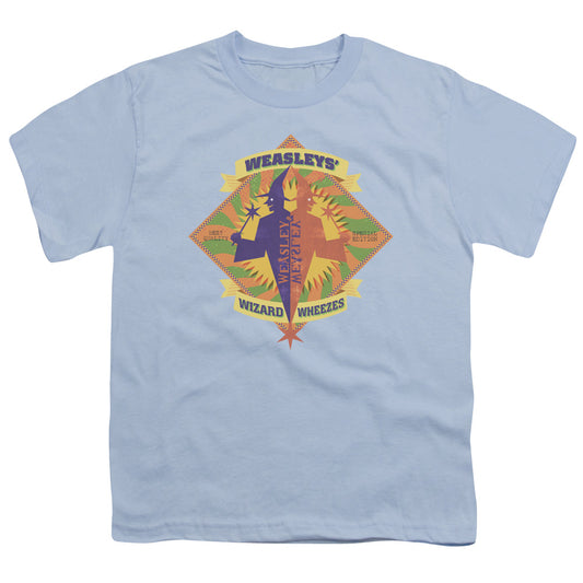 Harry Potter Wizard Wheezes Kids Youth T Shirt Light Blue