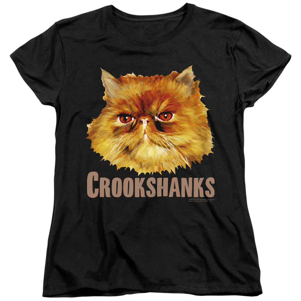 Harry Potter Crookshanks Color Womens T Shirt Black