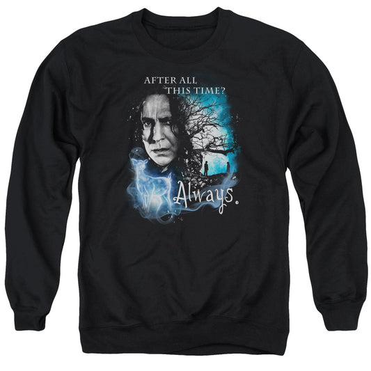 Harry Potter Always Mens Crewneck Sweatshirt Black