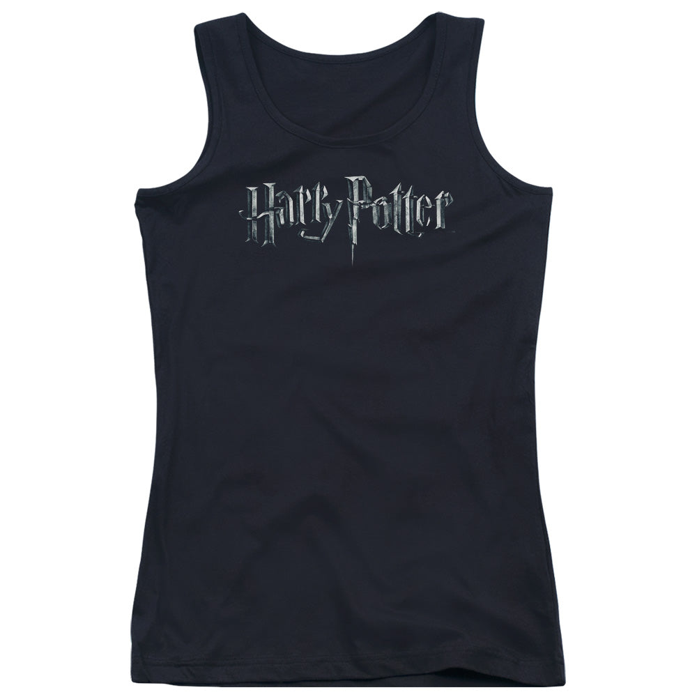 Harry Potter Logo Womens Tank Top Shirt Black