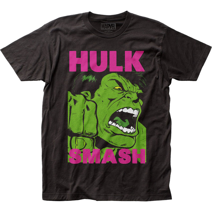 Hulk Halftone Hulk Face Mens T Shirt Black