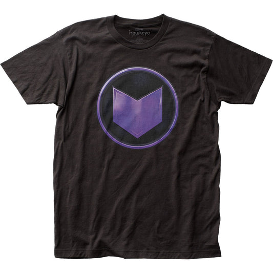 Hawkeye Emblem Mens T Shirt Black