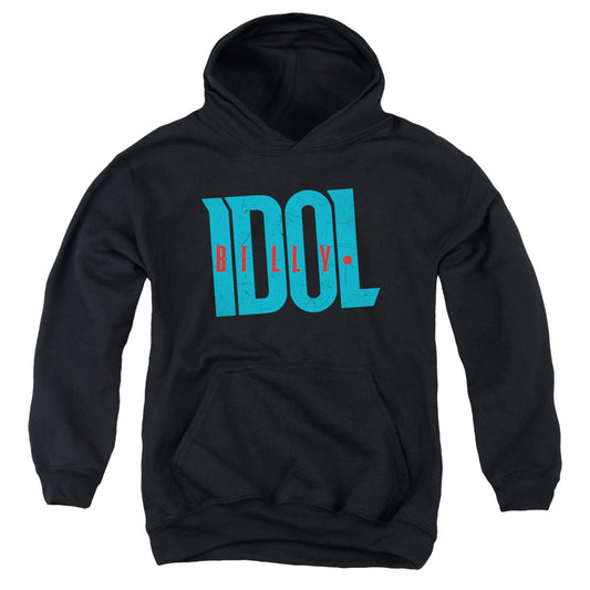 Billy Idol Logo Kids Youth Hoodie Black