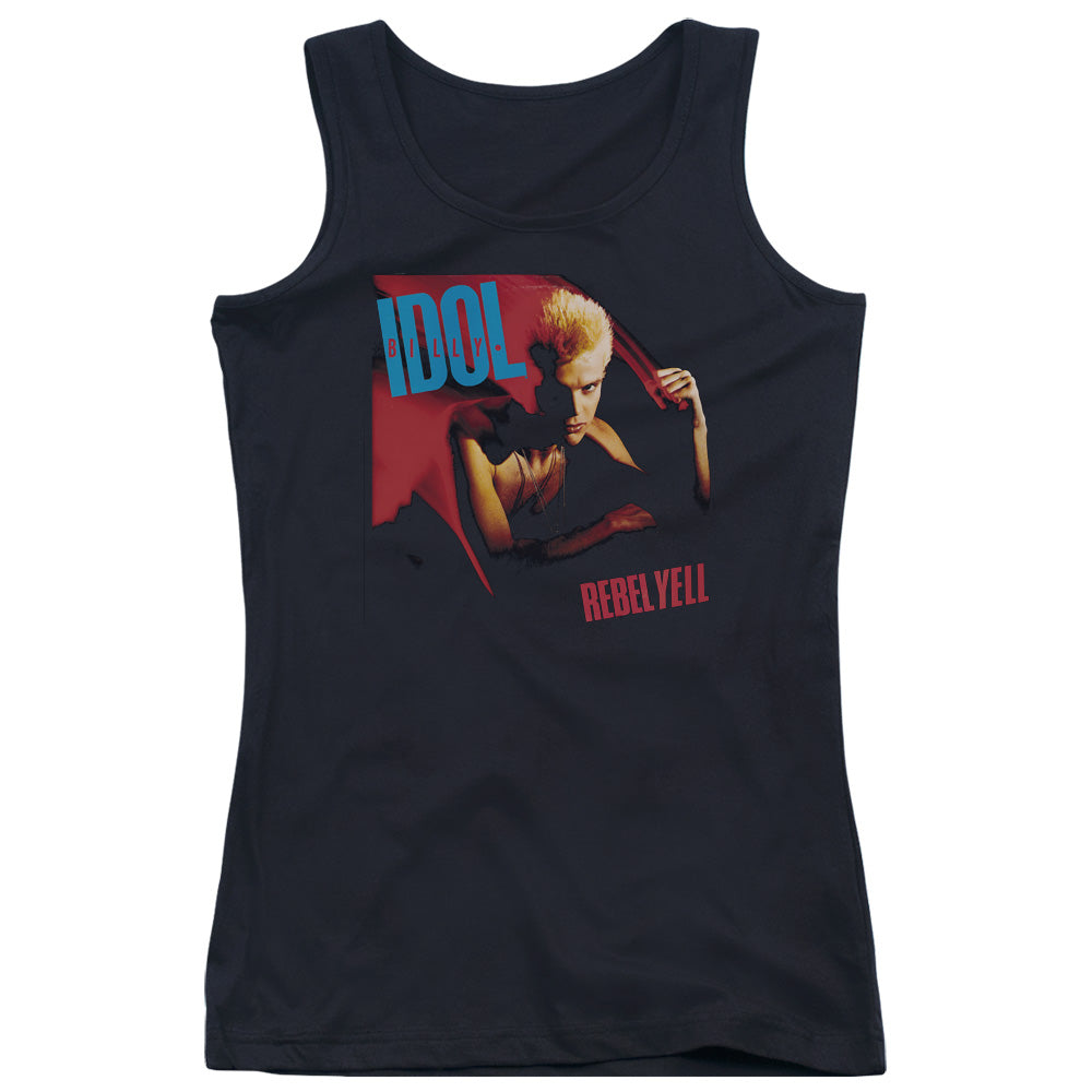 Billy Idol Rebel Yell Womens Tank Top Shirt Black