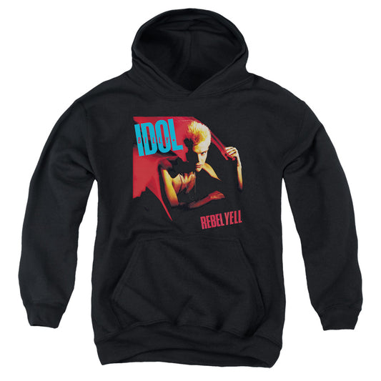 Billy Idol Rebel Yell Kids Youth Hoodie Black