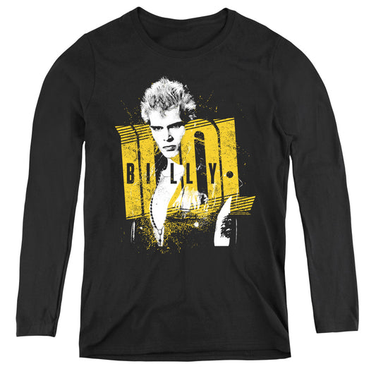 Billy Idol Brash Womens Long Sleeve Shirt Black