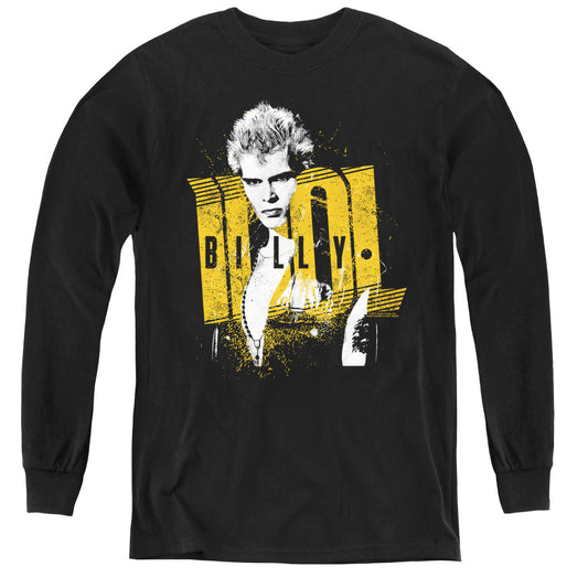 Billy Idol Brash Long Sleeve Kids Youth T Shirt Black