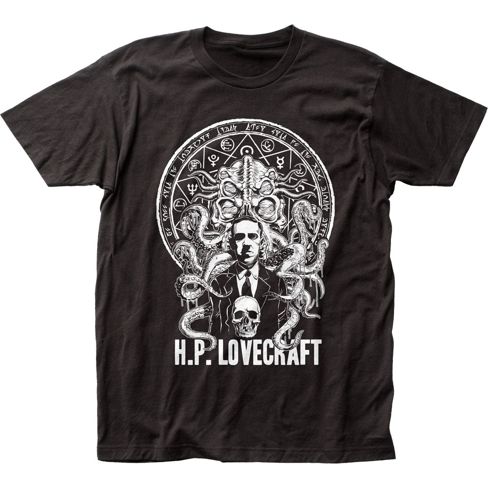 HP Lovecraft Mens T Shirt Black